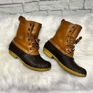 L.L. Bean Kids Boots - Brown and Tan